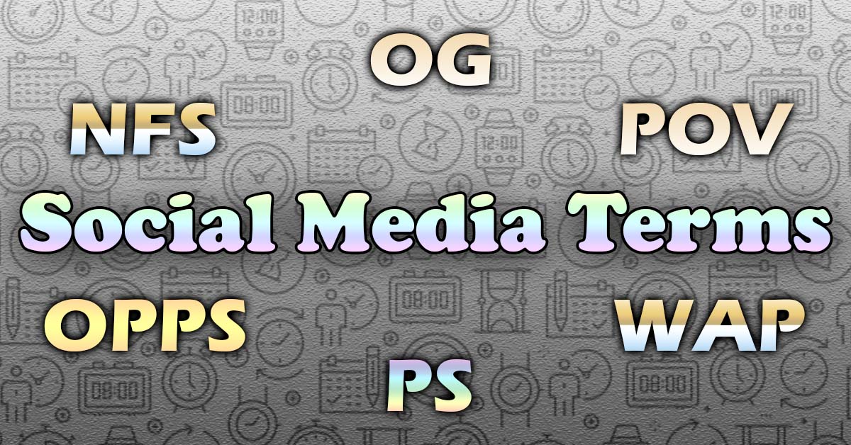 Social Media Terms